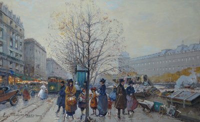 Die Bouquinisten von Eugene Galien Laloue